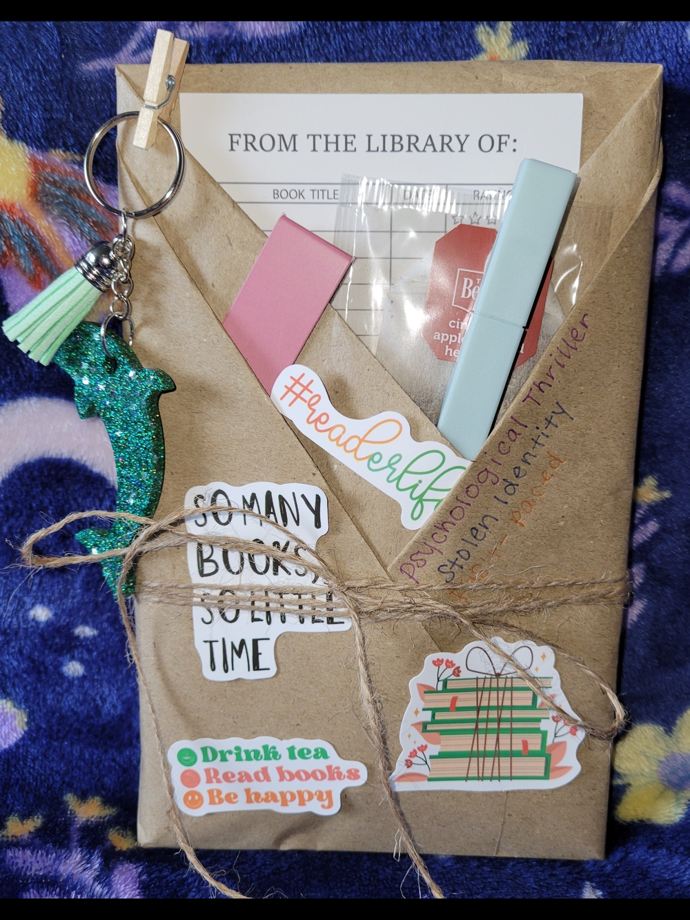 Blind Date With A Book + Handmade Keychain